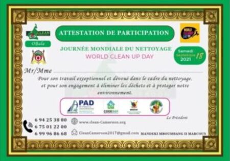 attestation clean cameroon